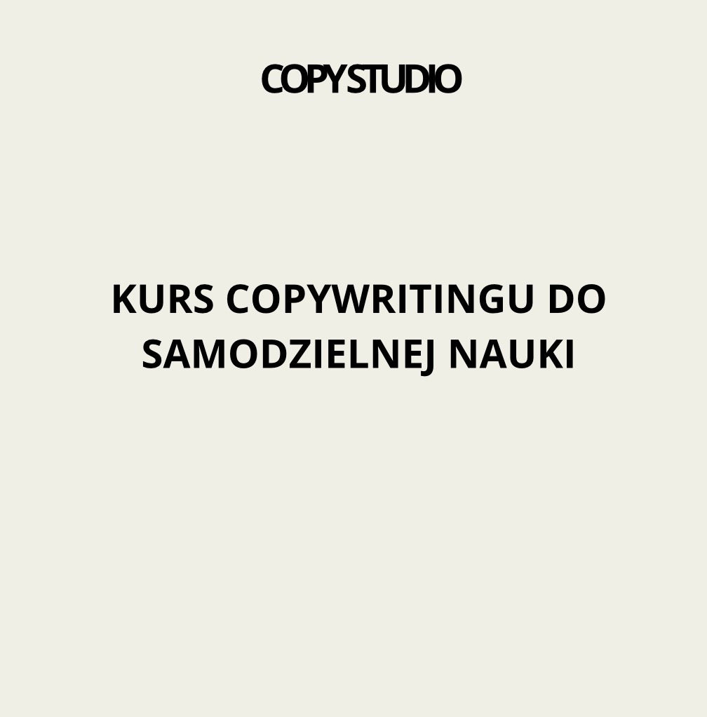 Kurs Copywritingu Polish
